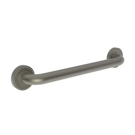 Newport Brass 19" L, Two Post, Solid Brass, 16" Grab Bar in Gun Metal, Gun Metal 1020-3916/14